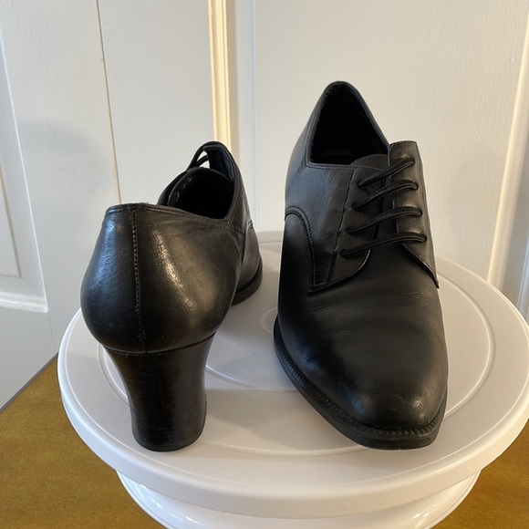 💎 Vintage What’s What Black shoes with stretch laces (slip on) Size 9 💎 - Picture 4 of 8